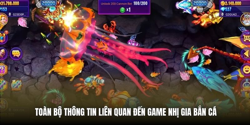 Toàn bộ thông tin liên quan đến game Nhị Gia Bắn Cá